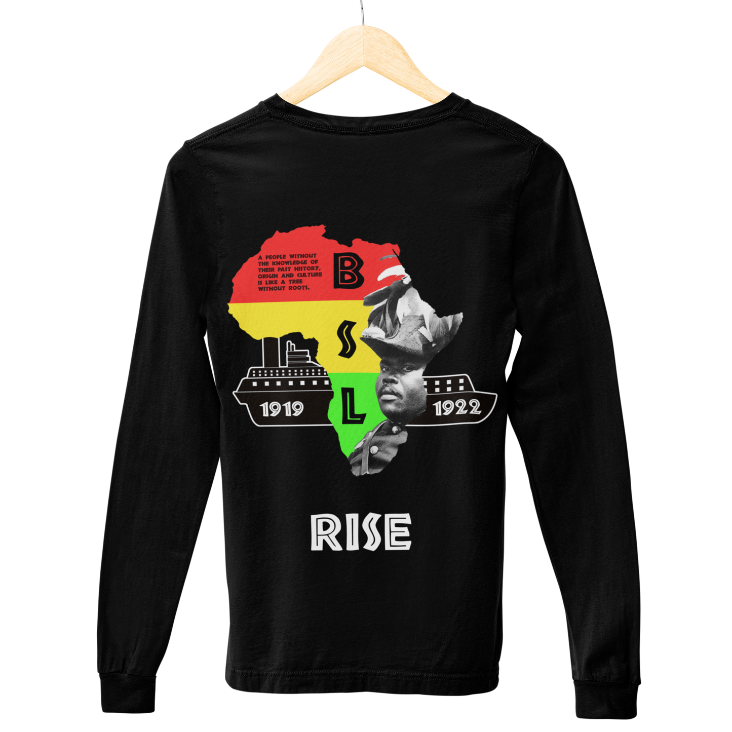 Marcus Garvey Long sleeve tee