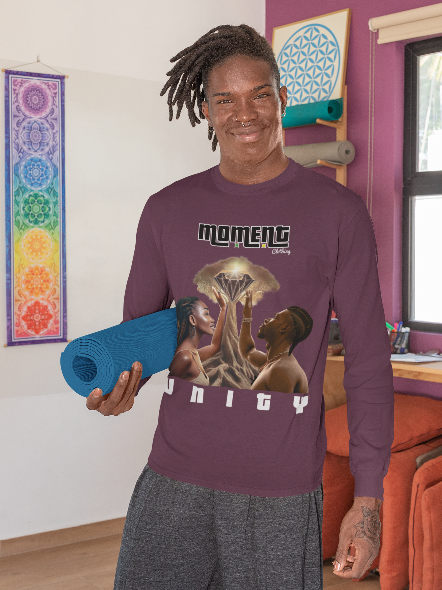 Long Sleeve Diamond Unity Tee