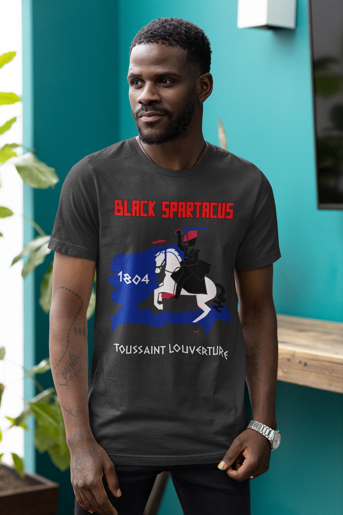 Black Spartacus Tee